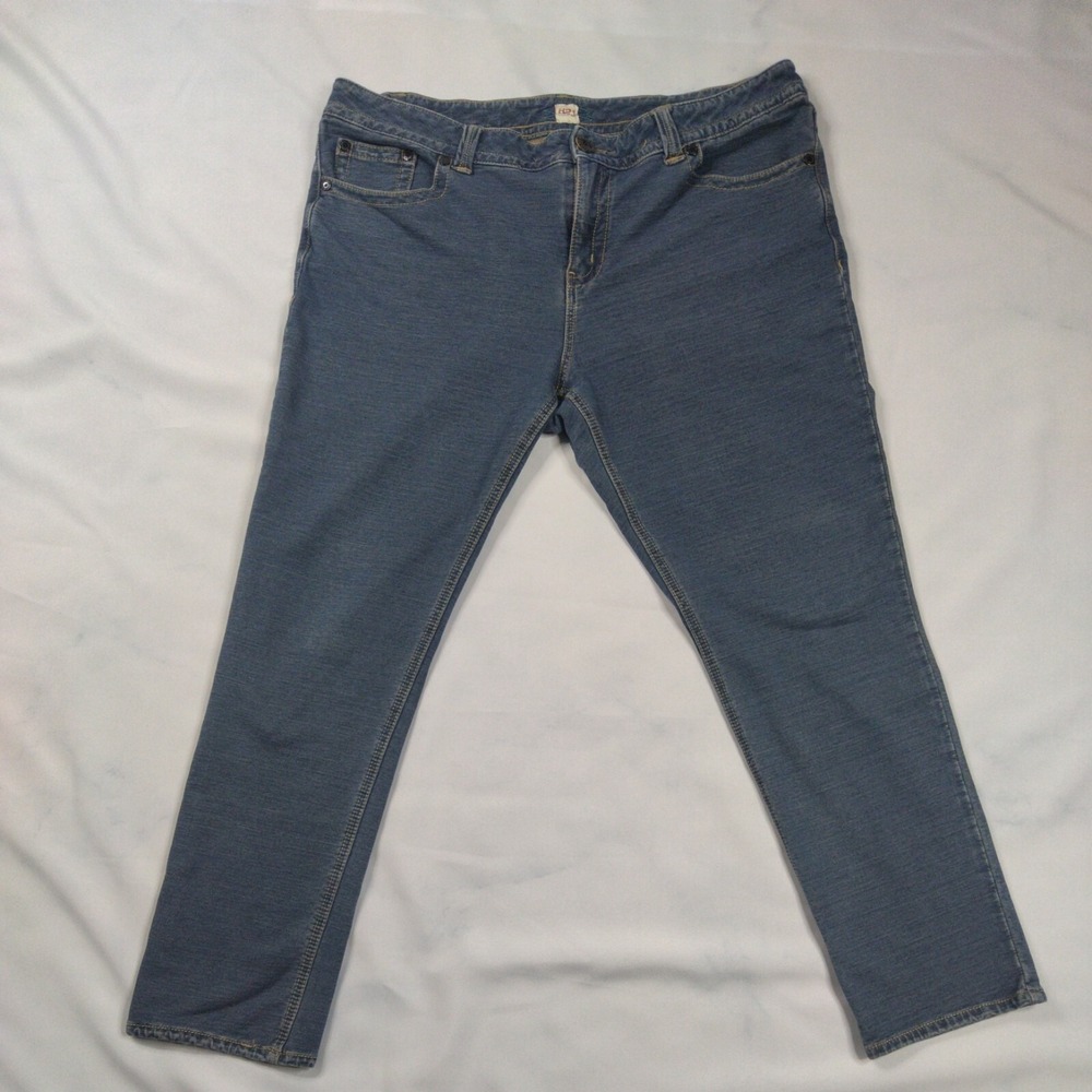 H2J Jeans Womens 22W Blue tapered jegging pocket Denim  pre-owned